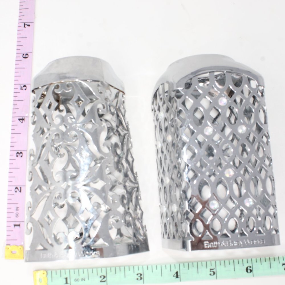 Bath And Body Works Silver Metal Soap Holders Fits Older Style Soaps Lot Of 2 - Picture 7 of 7